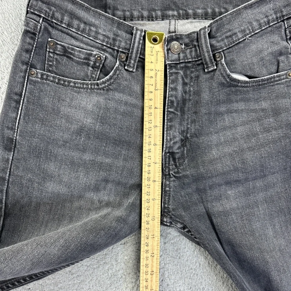 Levis 505 Jeans Mens 30x30* Gray Denim Pant Faded Regular Straight American Work